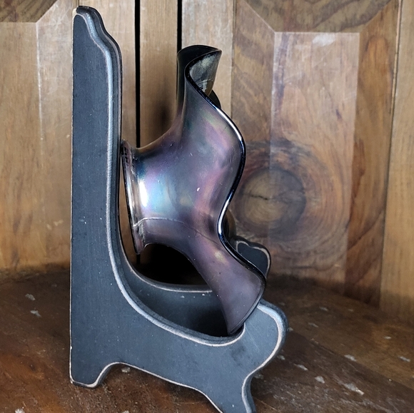 Fenton Carnival Glass Hat Bowl - Picture 10 of 13